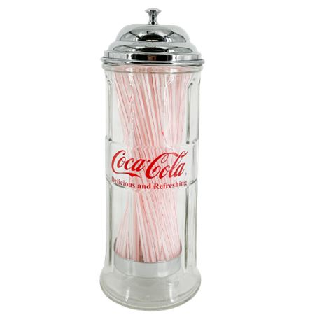 Tablecraft Coca-Cola Straw Dispenser