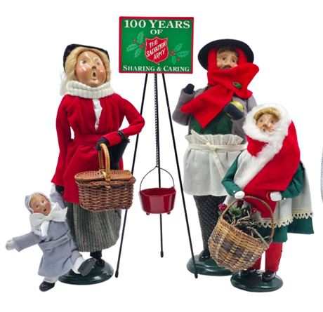 Lot of 3 Byers' Signed, Salvation Army "The Carolers"