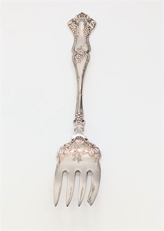 1847 Roger Bros Grapes/Leaves Serving Fork S/P