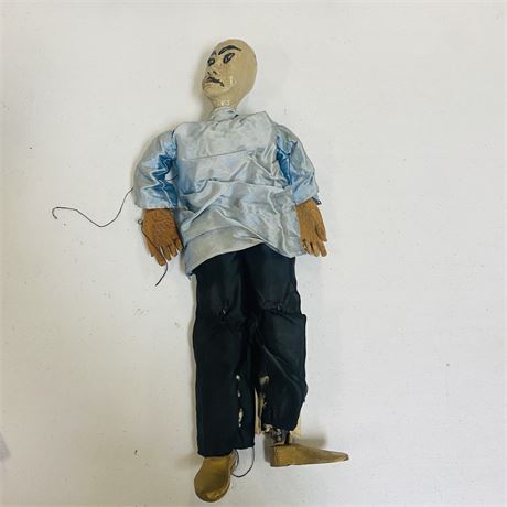 Very Old Papier Mache Marionette Doll