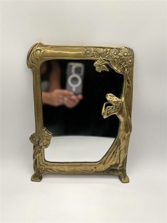Art Nouveau Table Mirror