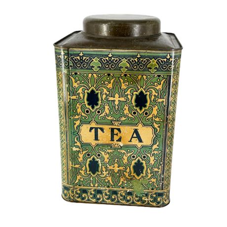 Decorative Tin Tea Container