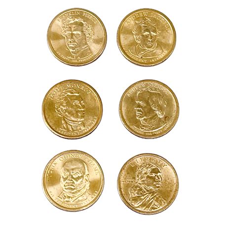 Lot of Assorted Presidential Gold Dollars