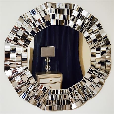 Christopher Knight Home Dylan Circular Geometric Wall Mirror
