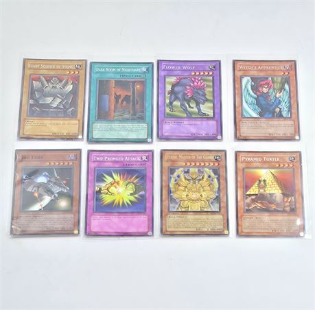 1996 Yu-Gi-Oh! Lot of 8 Cards