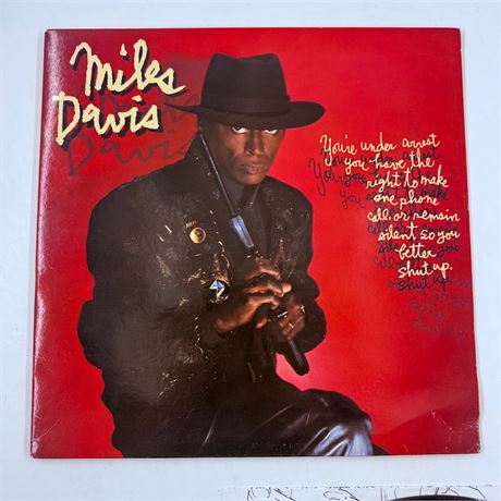 Miles Davis You're Under Arrest Vinyl Record