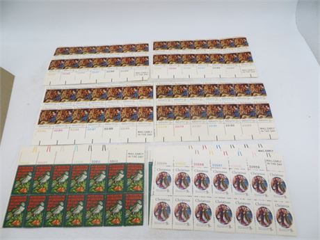 1972 Christmas Eight Cent Stamps