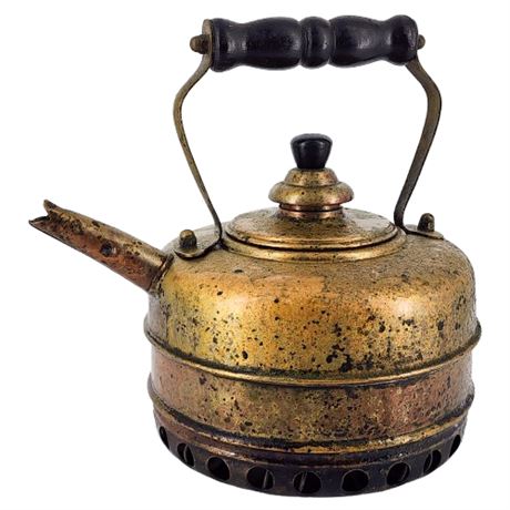 Vintage Simplex English Copper Tea Kettle