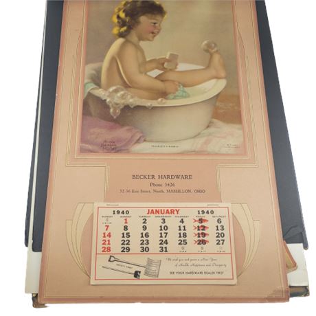 Lot of Vintage Calendars