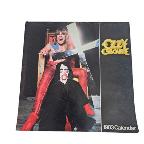 VTG 1983 Ozzy Osbourne Calender