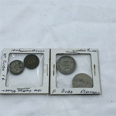 4x Cuba Coins