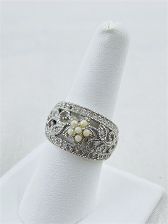 7.6g Sterling Ring Size 8