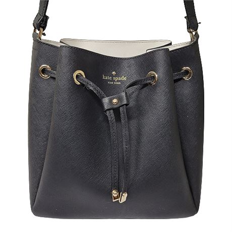 KATE SPADE "Cape Drive Harriet" Leather Shoulder Tote