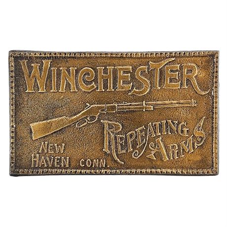 Vintage Winchester Repeating Arms Belt Buckle