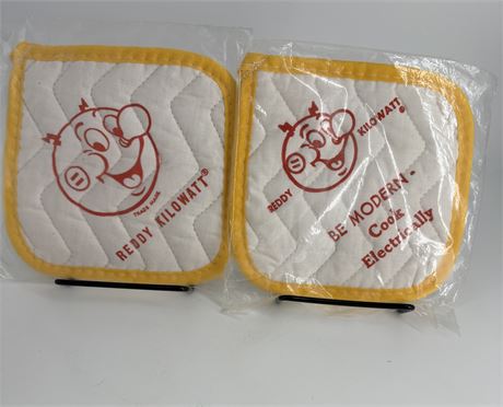 Reddy Kilowatt Hot Pads