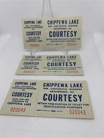 Chippewa Lake Courtesy Passes