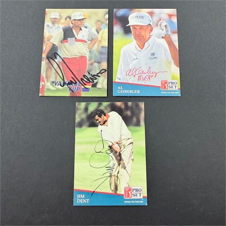 Signed PGA Cards