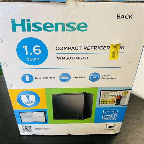 Hisense 1.6 Cu Ft Refrigerator