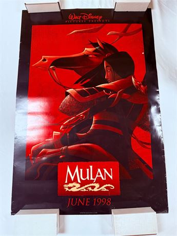 Mulan Original DS 27x40” Movie Poster