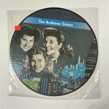 The Andrews Sisters Picture Disc Vinyl Record