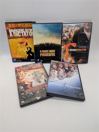 Lot 5 DVDs Nonviolence, Singing Revolution, Force More Powerful, Ukraine, etc