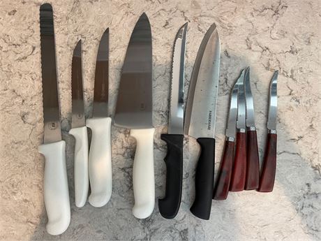 Kitchen Knife Lot Mundal & Others