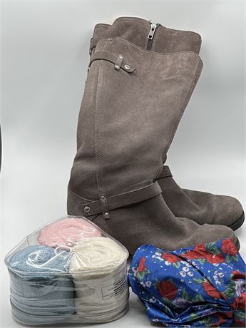 UGG Boots, new socks, umbrella
