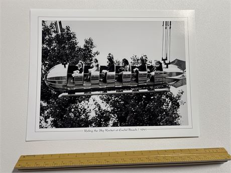 Euclid Beach Sky Rocket Photo 1941