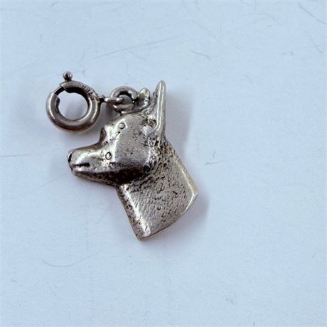 4.3g Sterling Dog  Pendant / Charm