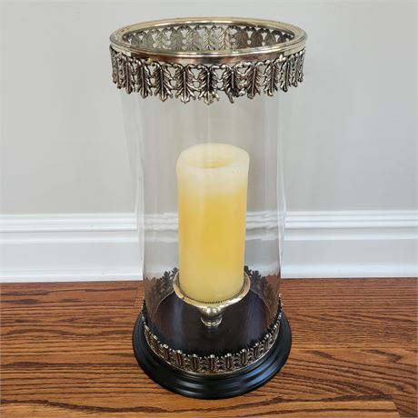 Bombay Hurricane Glass Cylinder Candle Holder