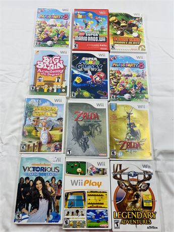 Wii Game Lot of 12