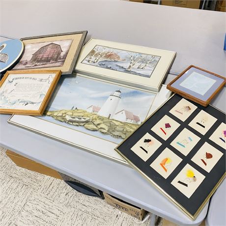 Lot of Framed Prints