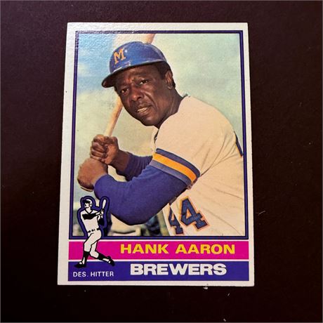 1976 Topps Hank Aaron