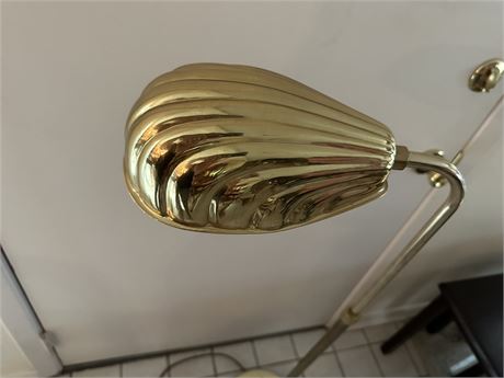 Brass Shell Floor Lamp