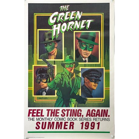 1991 Promo Poster for the Green Hornet Comic Book Series