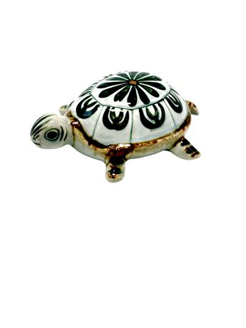 MCM Ken Edwards Handmade Mexican Tonala Turtle - Signed