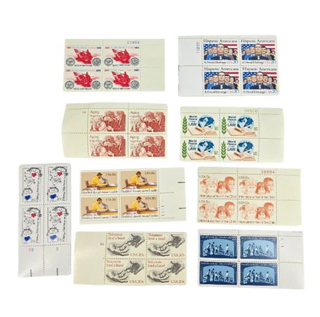 Lot of Plate Block & Block Stamps