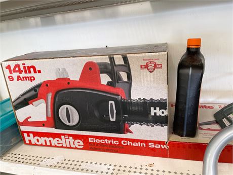 Homelite 14" Electric Chain Saw