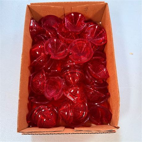 50 NOS Harley Davidson Red Lenses