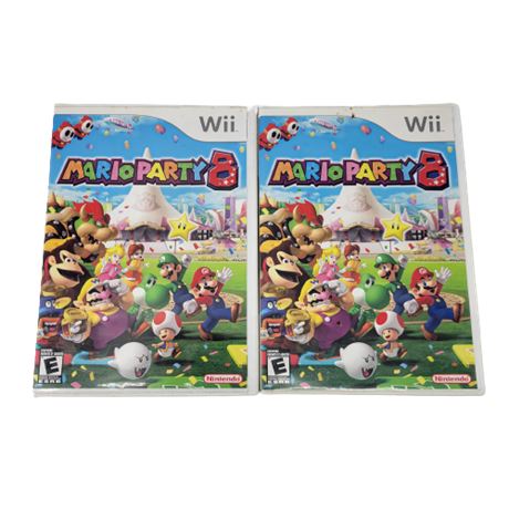 Nintendo Wii Mario Party 8 Game & Extra Case