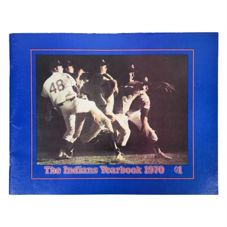 Vintage 1970 Cleveland Indians Yearbook