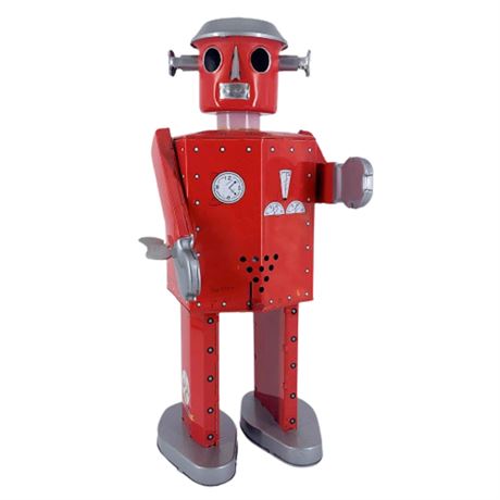 Schylling Reproduction Tin Robot Walking Wind-Up Toy