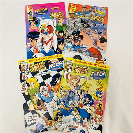 4 Speed Racer Comics