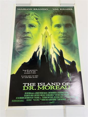 Island of Dr Moreau Original DS 27x40 Movie Poster - Rolled