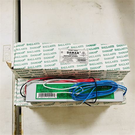 8 New Damar Ballasts