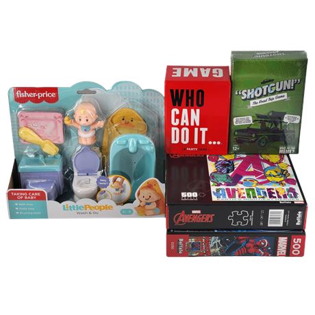 Toy, Card Game & Puzzle Lot