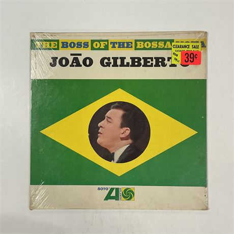 The Boss of the Bossa Nova Joao Gilberto Sealed Vinyl Record