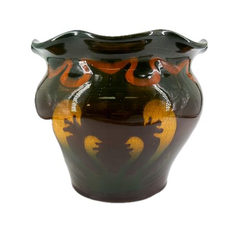 Vintage J.B. Owens Pottery Art Nouveau Pitcher Plant Jardiniere