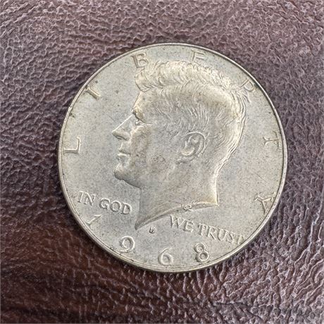 1968D 40% Silver Kennedy Half Dollar