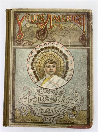 1888 Young America Victorian Children’s Hardback Book